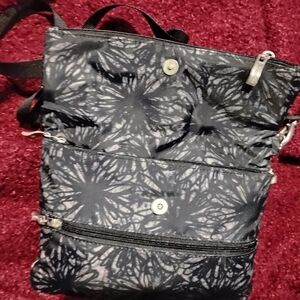 Stylish Black Patterned Women's Bag